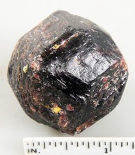 Garnet Crystal Var. Almandite Dark Red Ontario Mineral Specimen picture