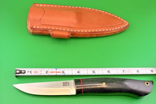 Bark River Forest Scandi Black canvas micarta picture