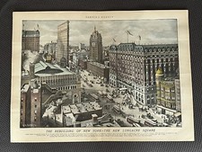 H. M. PETTIT THE NEW  LONGACRE SQUARE THE REBUILDING OF NEW YORK picture