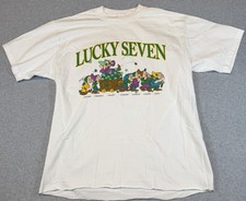 The Disney Catalog Vintage Lucky 7 Snow White's Dwarfs T Shirt Size Large picture
