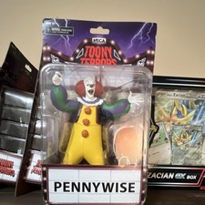 NECA Toony Terrors Pennywise Figure It Bonus Backdrop Display Horror Collectible picture