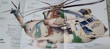 Sikorsky S 65 S65 Helicopter Picture Poster Vtg Original Aircraft Wall Art     picture