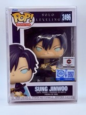 Funko Pop Solo Leveling: Sung Jinwoo #2496 Chalice Excl. PreRelease w/Protector picture