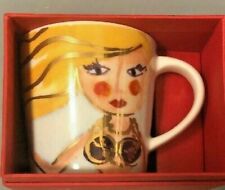 NEW Starbucks 2015 MERMAID SIREN Espresso Demi 3oz Mug Cup in RED Gift Box picture
