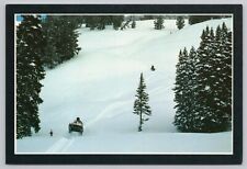Postcard Snowmobiling in Montana - West Yellowstone picture