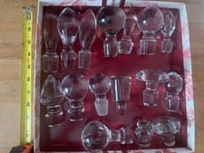 lot 16 crystal stoppers picture