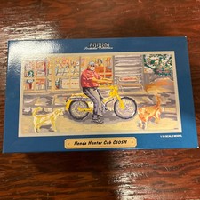 Honda Hunter Cub C105H Yellow 1/10 Scale Display Model Mini Bike Diecast picture