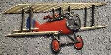 VTG 1975 HOMCO USA Die-Cast WWI Bi Plane Wall Mounted picture