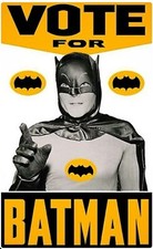 VOTE FOR BATMAN Funny Campaign Election Year Joke 8x12 Aluminum Metal Sign picture