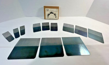 Vintage Advance Equipment No 134 Wood Graining Combs 12 Pc Set NOS NIB USA picture