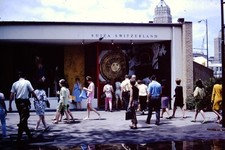 May 1968 HemisFair '68 SUIZA SWITZERLAND San Antonio Texas Kodachrome Slide BK-F picture