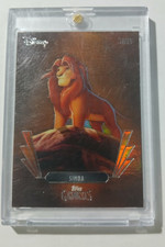 2025 Topps Disney Genesis Simba Orange Foil /25  picture