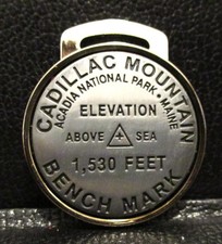 Arcadia National Park Maine Cadillac Mountain Pocket Watch or Keychain Fob picture
