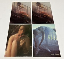 Lot of 4 PHOTO Postcards Jacques Dhimolea RATE ROMANTIC GIRL JUMBO Post Card JD4 picture