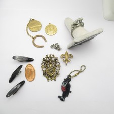 Men's Junk Drawer Collectible Lot Vintage Watch Pin Old Crow Ring picture