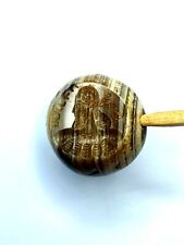 Stunning ancient carnelian Intaglio Handsome Greek Young King Signet Bead picture