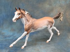 Breyer AKHAL-TEKE Custom SANDY BAY SABINO Horse Model LEEMOUN by mawaldees picture