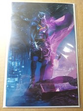 Ultimate Black Panther #3 2nd Print 1:25 Ratio By BossLogic Virgin Variant Cover picture