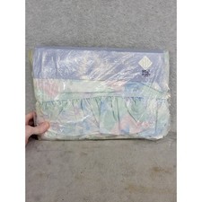 Vintage Eileen West Utica Rose Garden II Full Flat Sheet 100% Cotton 1991 USA picture