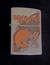 Cleveland Browns Zippo Lighter Vintage 1999 NFL Football picture