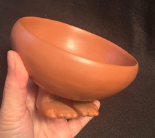 Vintage MMA New York Egyptian Footed Bowl Pop Art Ceramic 1980s Replica 5” picture