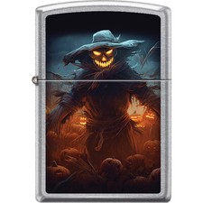 Zippo Spooky Scarecrow With Pumpkin Head picture