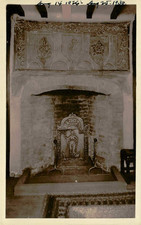 Stratford-on-Avon Harvard House Old English Fireplace Raphael Tuck RPPC Postcard picture
