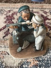 Gorham Norman Rockwell Captain Figurine Porcelain picture