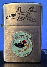1956-1958 USAF 12th Tac Recon Japan Windproof Lighter RB-66 Destroyer Engraved picture