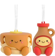 Hallmark Better Together Pancakes and Syrup Magnetic Christmas Ornaments,... picture