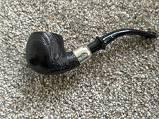 THOMAS CHRISTIANO CALABRESI SMALL HAND MADE UNSMOKED BENT BILLIARD BRIAR PIPE picture
