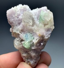 64 Gram Tourmaline Crystals with Quartz & Lapidolite from Afghanistan. picture