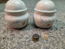 International Stoneware Marmalade Salt and Pepper Shakers Japan 2 Piece Set picture