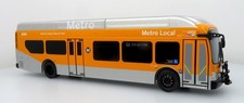 New Flyer Xcelsior Transit Bus LA Metro Los Angeles CA 1/43 Scale  Iconic picture
