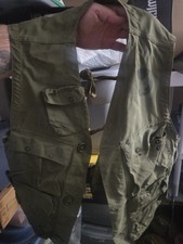 Vintage WWII US Army Air Force C-1 Emergency Military Tactical Vest Holster picture