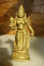 Antique 19th century India Lakshmi Bronze Hindi God Small Figure Statue picture