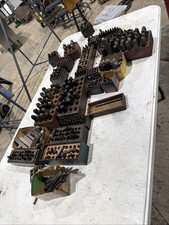 large lot of metal letter stamps. Number Stamps. 1/2” Stamps 1/8” Stamps Vintage picture