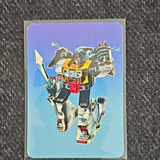 Hasbro 1985 Transformers Series 1 #34 Grimlock Non-Sport Trading Card Tech Specs picture