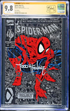 Spider-Man 1 1990 CGC SS 9.8 Signature Signed Todd McFarlane Custom Label Silver picture
