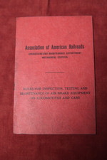 American Railroads, Maintenance of Air Brake Equipment - 1957 picture