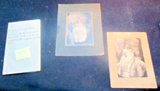 3 CIRCA 1900s MOUNTED BOARD PHOTOS Hortenville Milwaukee Wisconsin BABIES picture