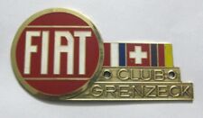 Car badge-Fiat Club Grenzeck car grill badge emblem logos metal enamled car badg picture