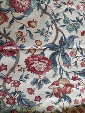 NEW Vintage Laura Ashley Fabric - Caroline Fabric 220” x 48” (560cm x 120cm) picture