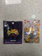 Exclusive Pokemon Center DX Logo Pins Tokyo & Osaka Japan Combo Pikachu Mew  picture