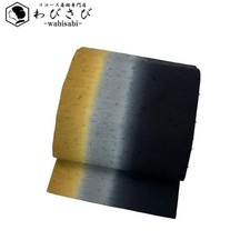 NAGOYA OBI Hige tsumugi GRADATION LONG Japanese Kimono O-6298 picture