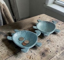 Sea Turtle Cast Iron Trinket Dishes - Set Of 2 - Great Gift - FREE USA Shipping picture