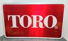 Vintage TORO Lawn Mowers Dealer Embossed Metal Dealer Large Sign 30