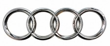 Audi Genuine OEM Chrome Rear Trunk Lid Rings Emblem Badge picture