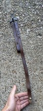 US WW1 M1902 Cavalry Officer's Sword Saber Hanger Leather Unit Marked RIA 1903 picture