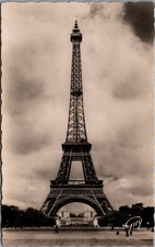 RPPC Paris Eiffel Tower Vintage Postcard Ed. d'Art Guy French Photo picture